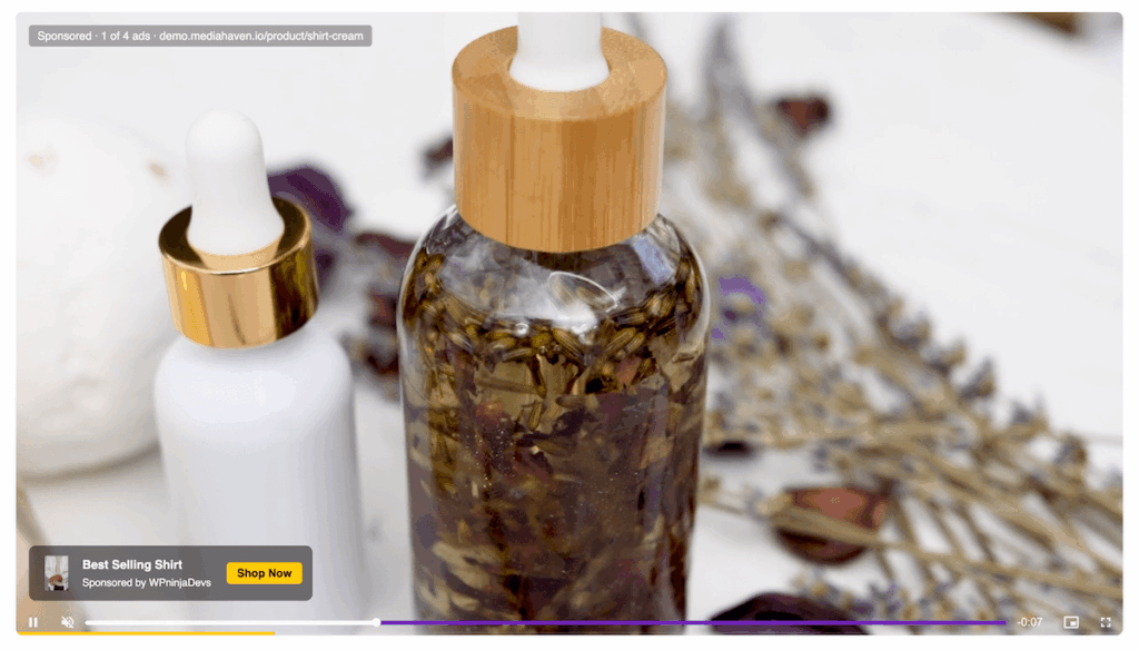 eCommerce Product Marketing Inside Video