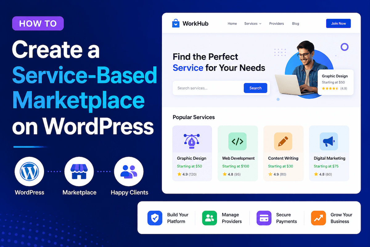 Create a Service-Based Marketplace on WordPress